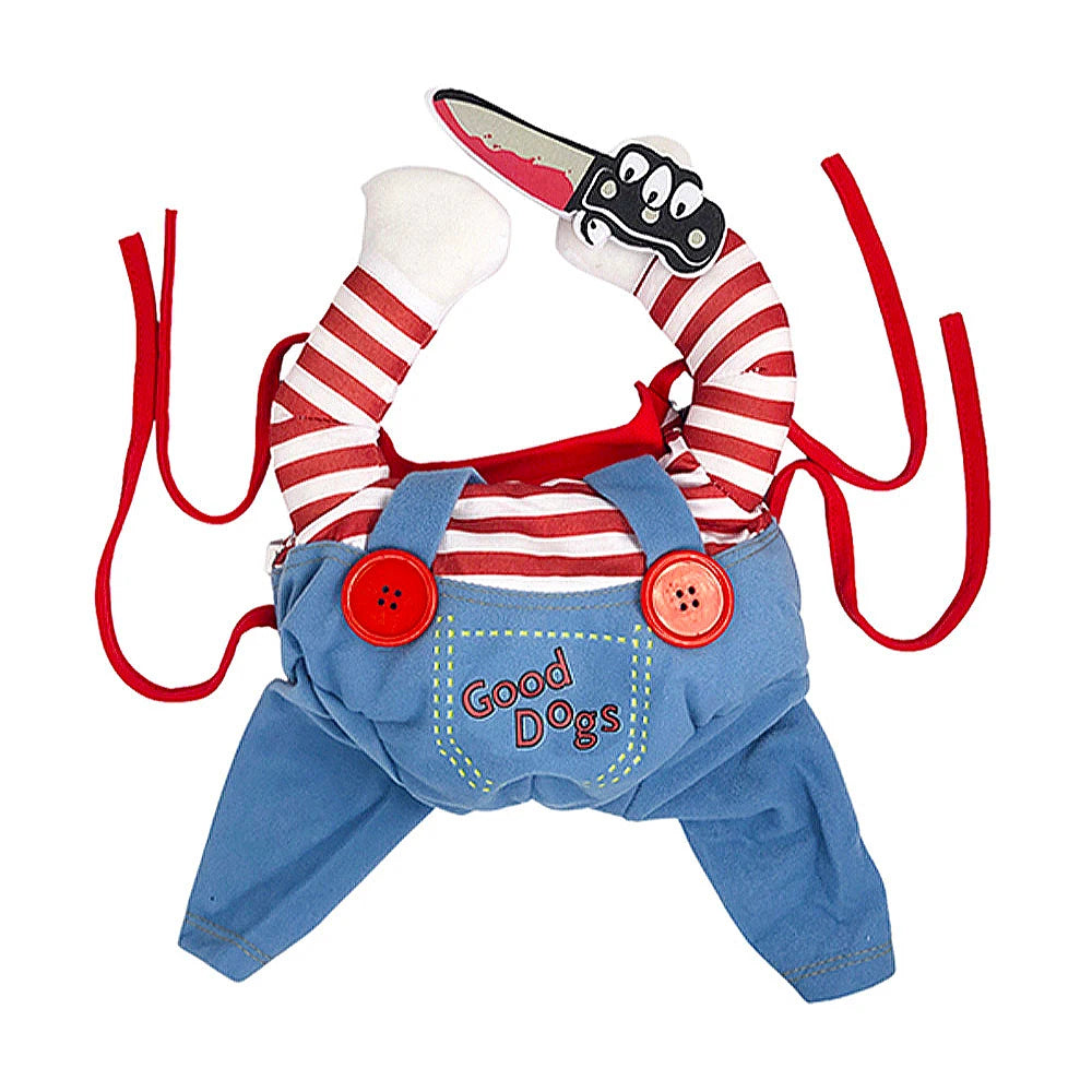 🔪 Funny Chucky Dog Costume