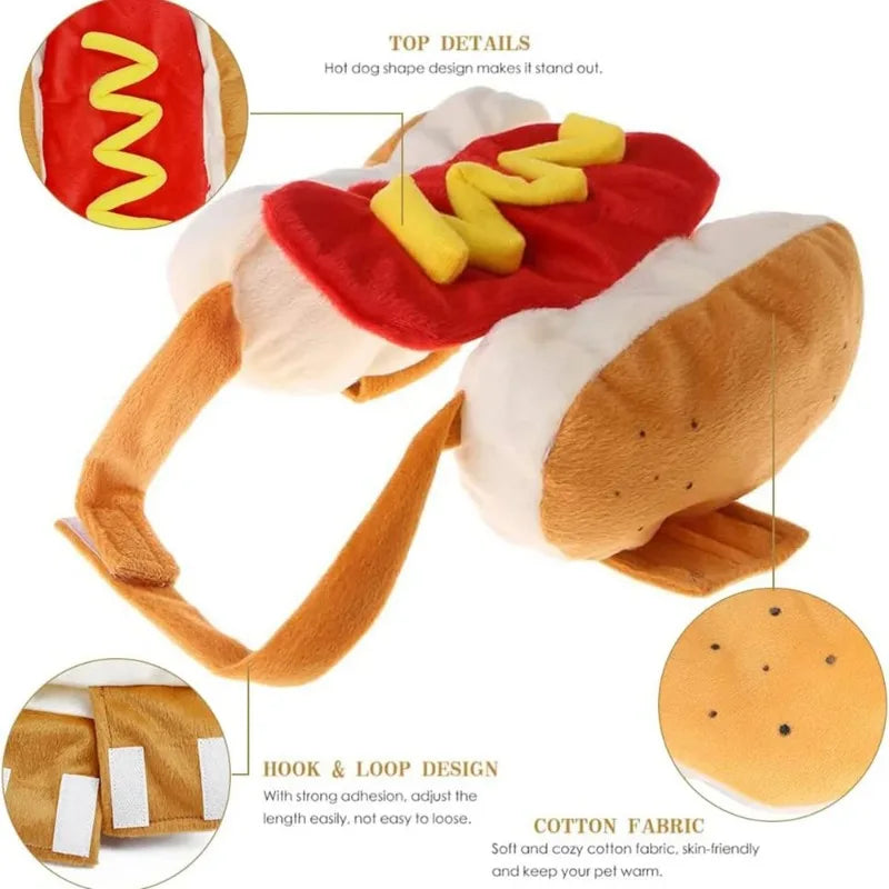 🌭 Hot Dog Costume for Dogs