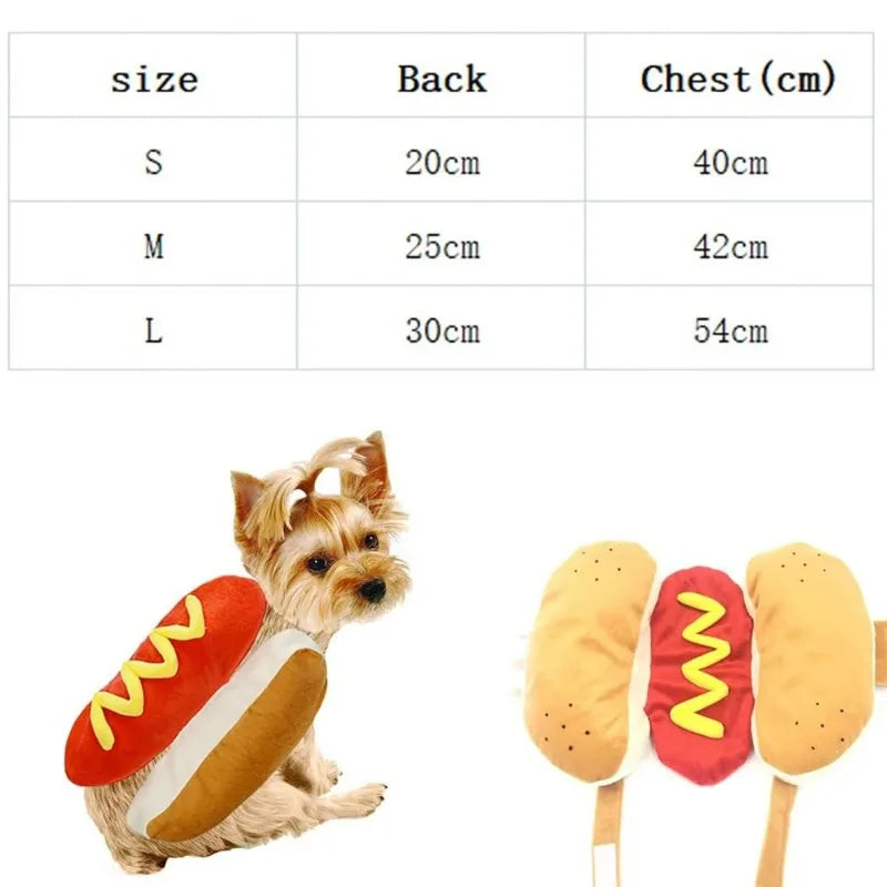 🌭 Hot Dog Costume for Dogs